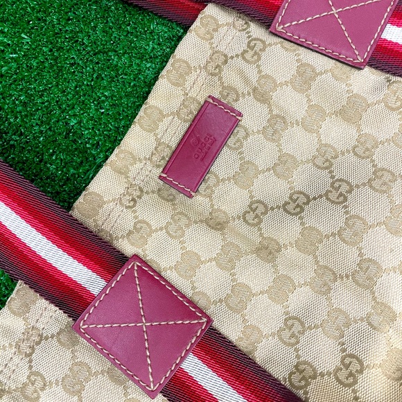 GUCCI monogram gg shopping bag - Picture 4 of 9